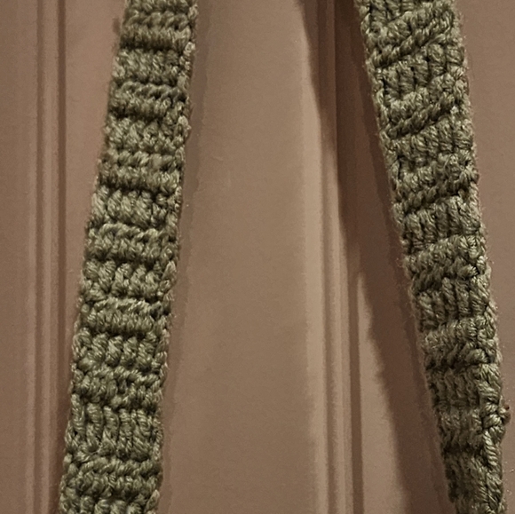 Boho colorful crochet handmade satchel purse tote book bag - Picture 2 of 5